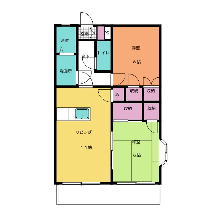 ログマンラシューレの間取り
