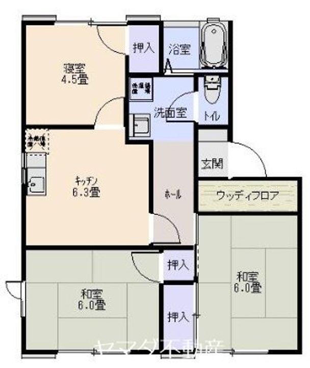 ガーデンハイツ清光Iの間取り