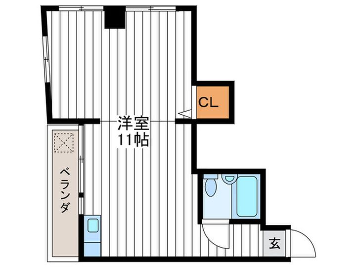 パ-ルハイツの間取り