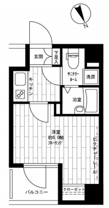 東京都文京区小石川3(マンション)の賃貸物件の間取り
