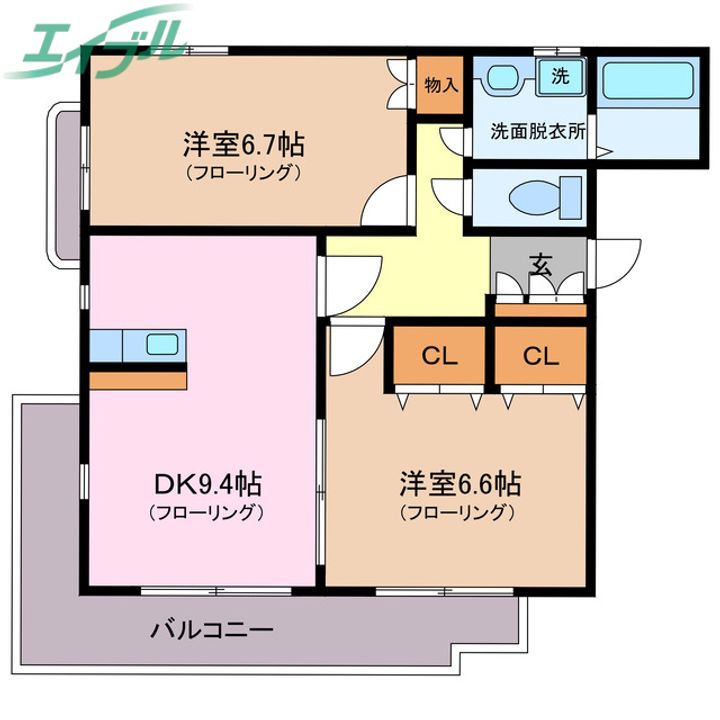 テージスの間取り
