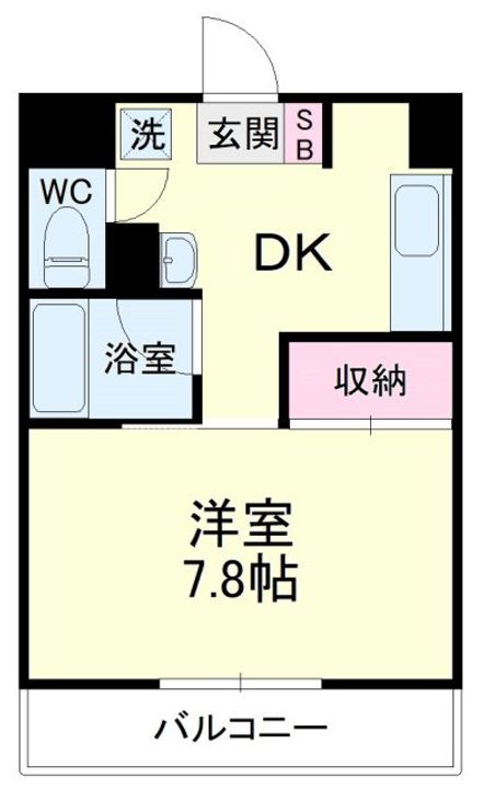 アベニュー山下の間取り