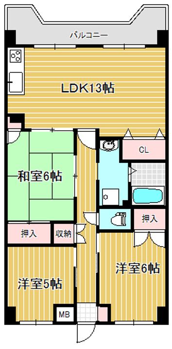 エステマールの間取り