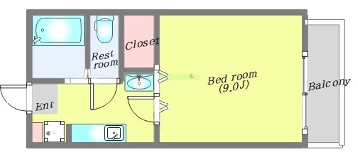 ハピネスTorinoIの間取り
