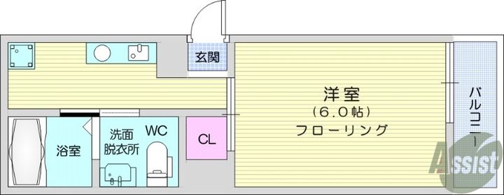 T-CUBU北仙台の間取り