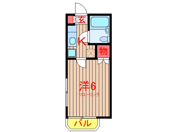 コーポエイコウの間取り