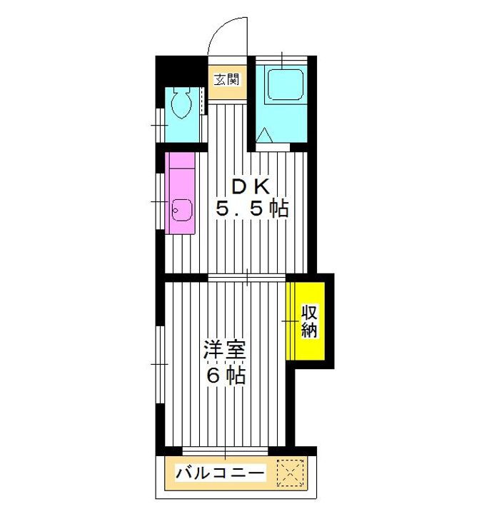 東京都練馬区練馬3(アパート)の賃貸物件の間取り