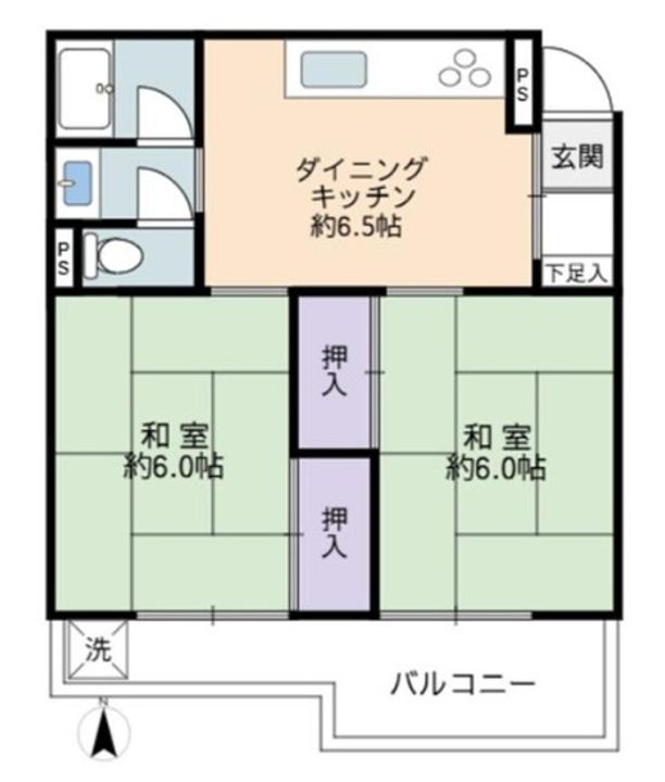 神奈川県横浜市青葉区荏田西1(マンション)の賃貸物件の居間