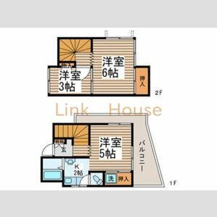 東京都江戸川区松島2(一戸建)の賃貸物件の間取り