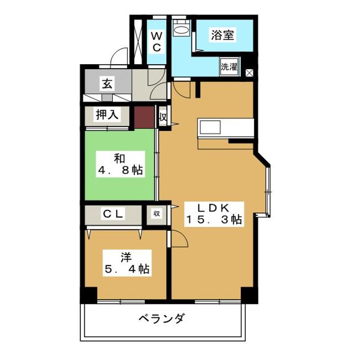 ハイクラスO・N・DAの間取り