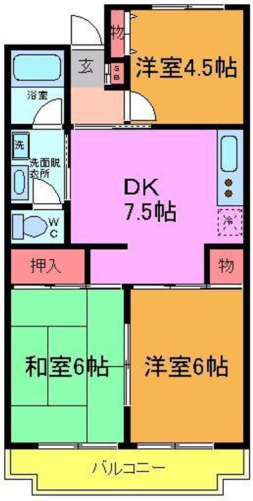 メゾン明星の間取り