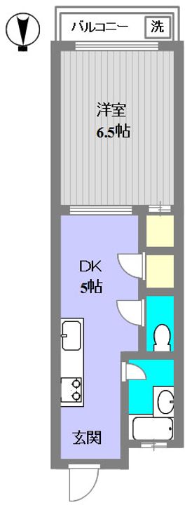 長塚マンションの間取り