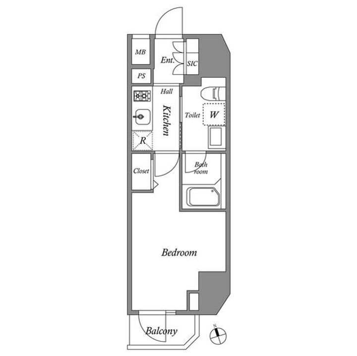 東京都台東区寿4(マンション)の賃貸物件の間取り
