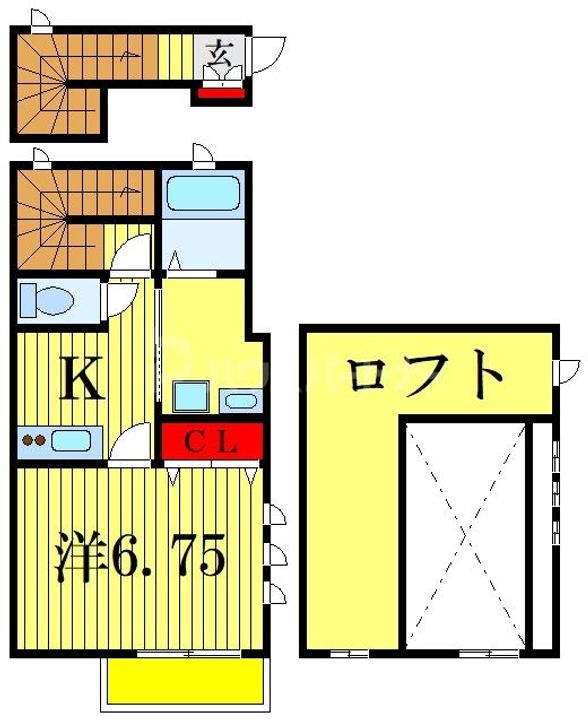 千葉県市川市八幡3(一戸建)の賃貸物件の間取り