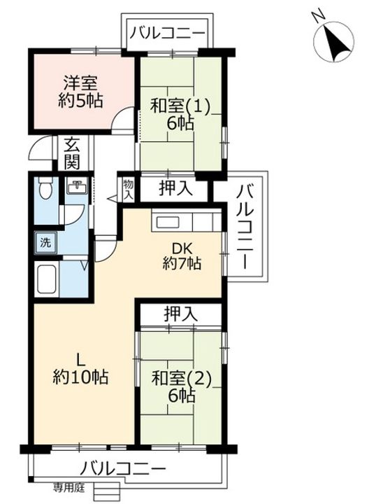URアミティ学園西町の間取り
