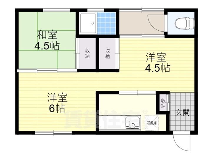グリーンハイツの間取り