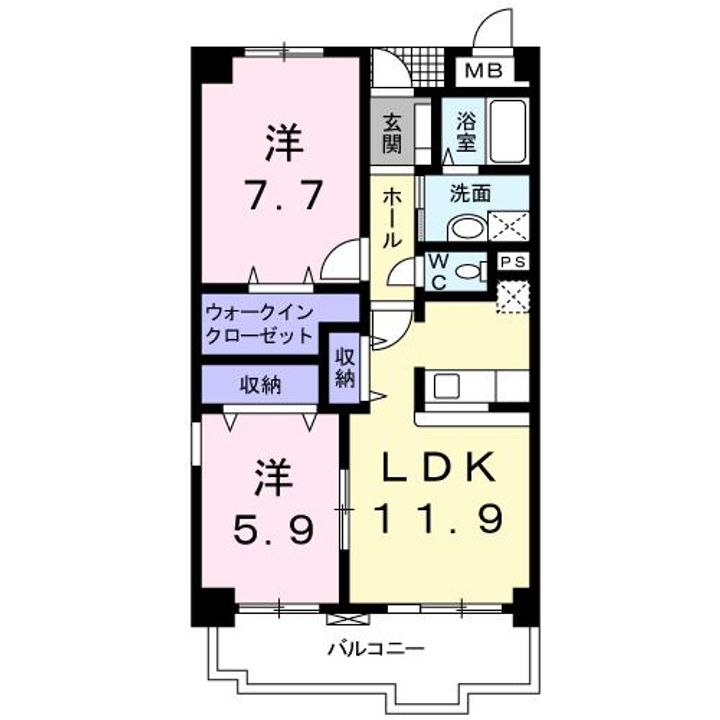 フェリーチェの間取り