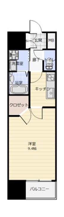 宮城県仙台市宮城野区苦竹1(マンション)の賃貸物件の間取り