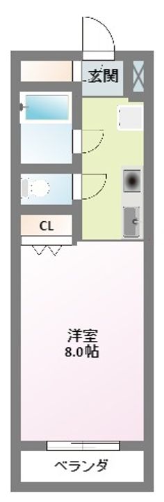 クロスロードハイツヤマサキの間取り