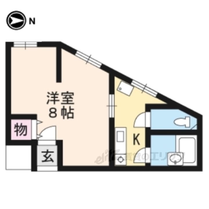 ジュネス東條の間取り