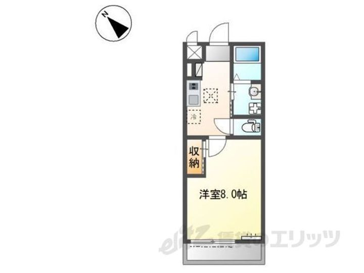 カーサH.Kの間取り