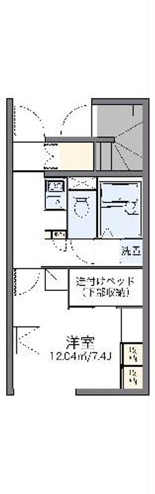 レオパレスメルベーユの間取り