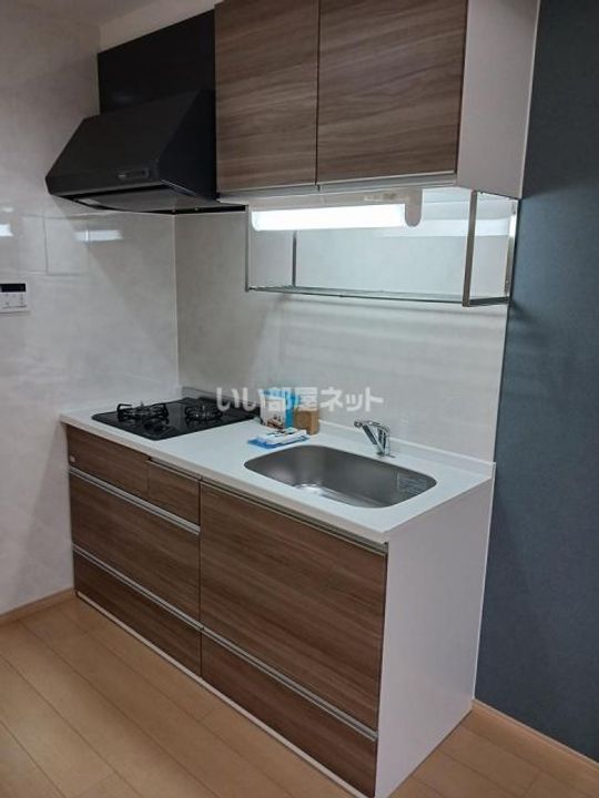 栃木県宇都宮市大通り3(マンション)の賃貸物件のキッチン