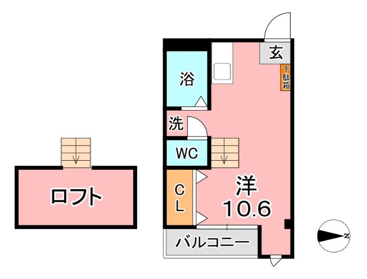 岡山県倉敷市松島(マンション)の賃貸物件の間取り
