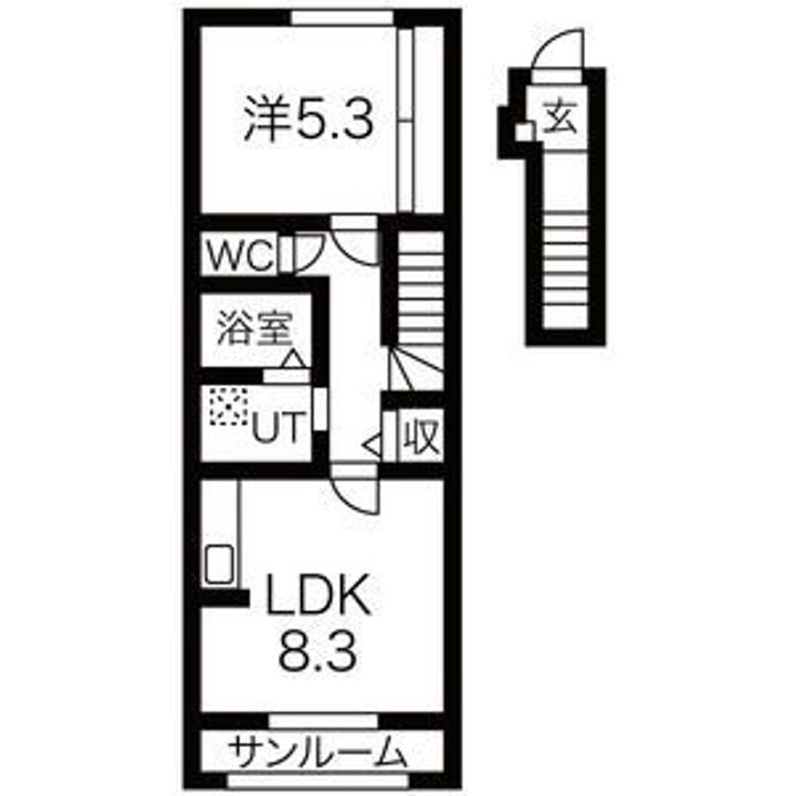 リクレ・ティーンの間取り