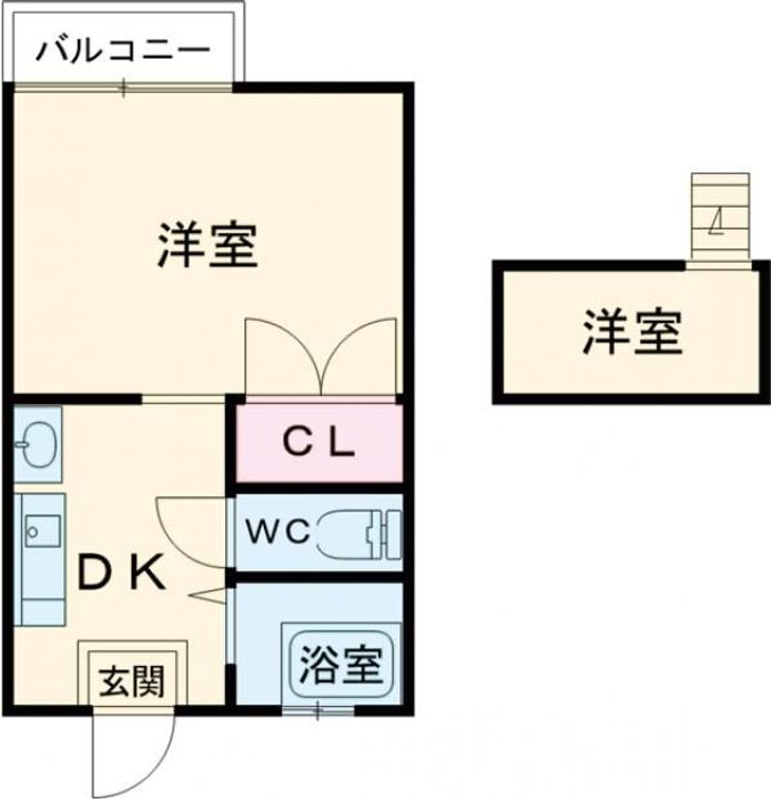 サンハイツ万徳の間取り