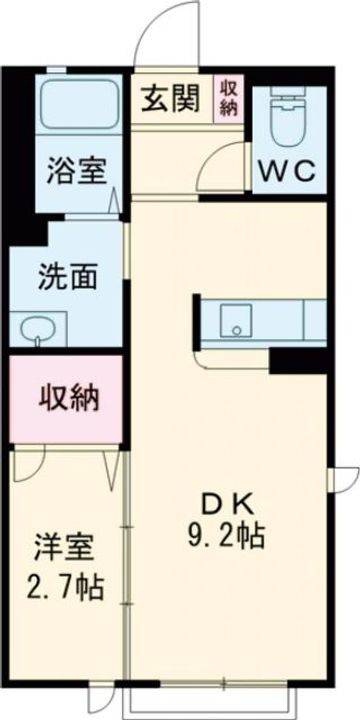 ヴィクトワールCの間取り