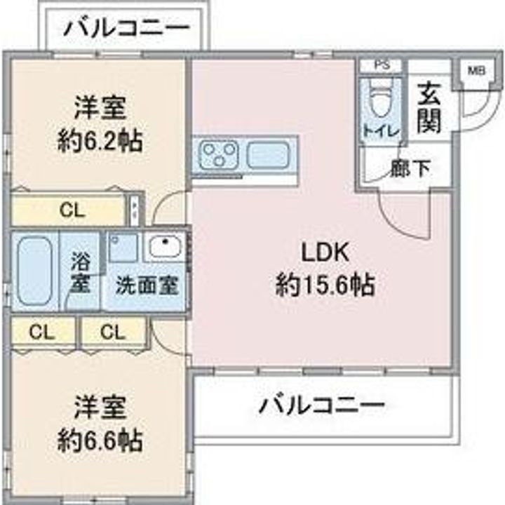 愛知県名古屋市名東区亀の井1(マンション)の賃貸物件の間取り