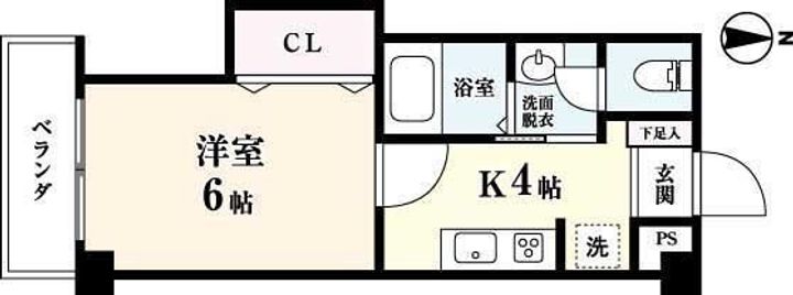 グリーンハイツ若宮の間取り