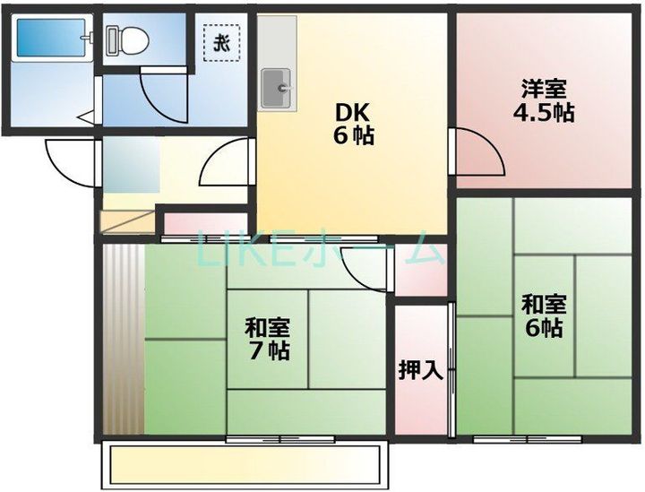 ハイクレスト島村の間取り