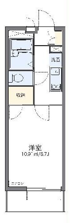 レオパレスグランシャリオの間取り
