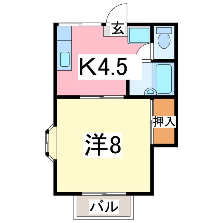 アプローズ東太田の間取り
