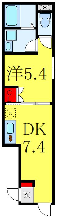 レ・メゾン入谷の間取り