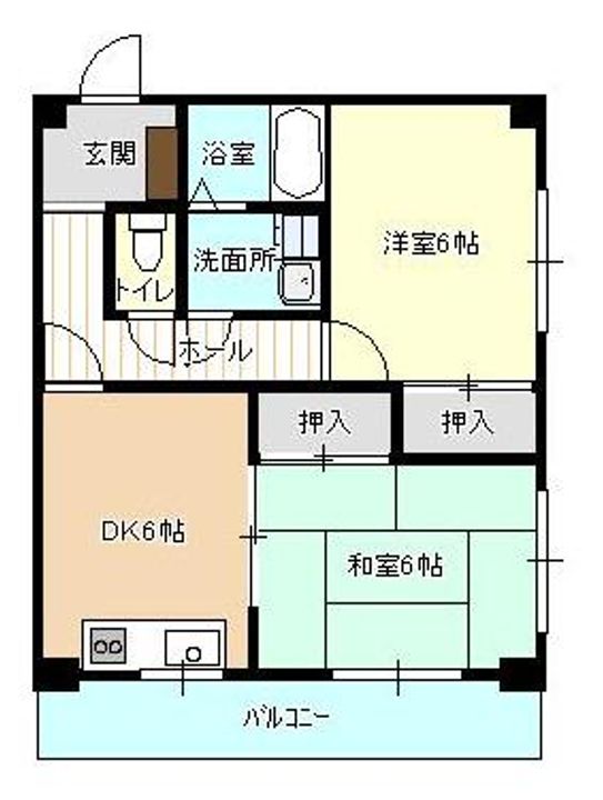 宮田アカマツハイツの間取り