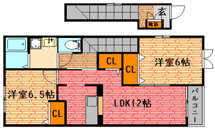 広島県山県郡北広島町春木(アパート)の賃貸物件の間取り