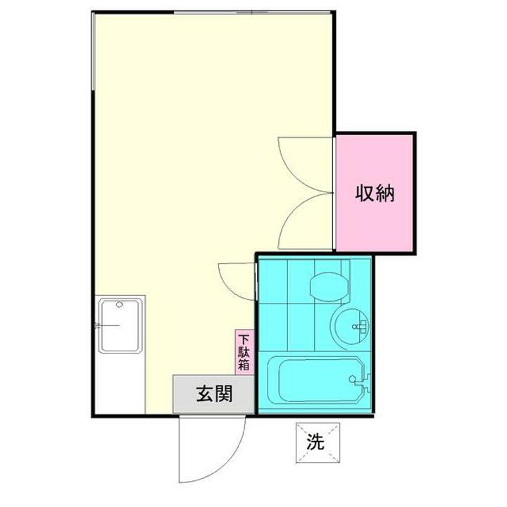 神奈川県厚木市三田2(アパート)の賃貸物件の間取り