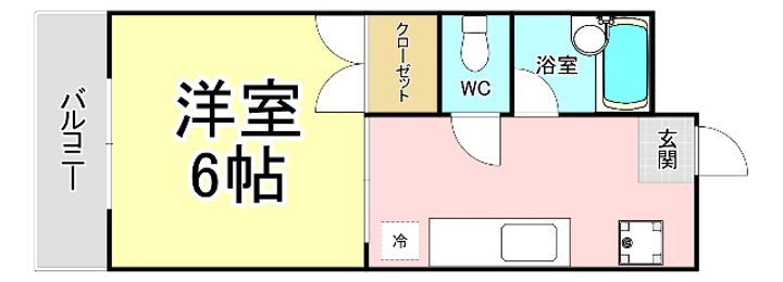 オークヴィラ小倉の間取り