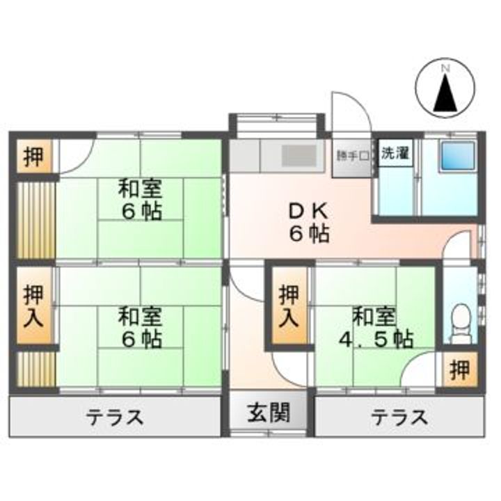 佐賀県佐賀市高木瀬東2(一戸建)の賃貸物件の間取り