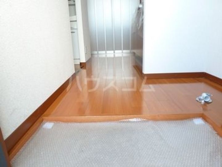 ソレーユBの玄関