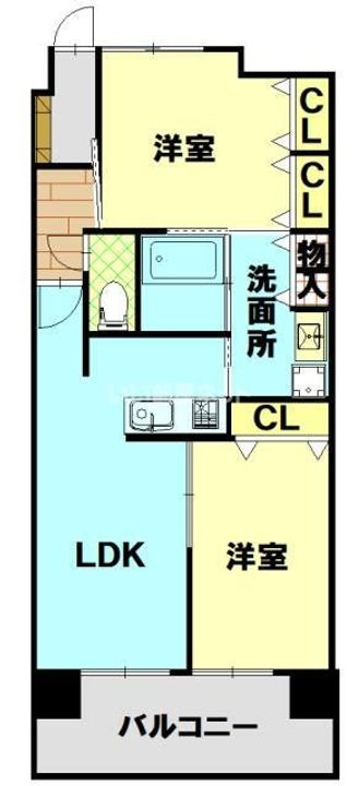 アルファライフ宇部中央町の間取り