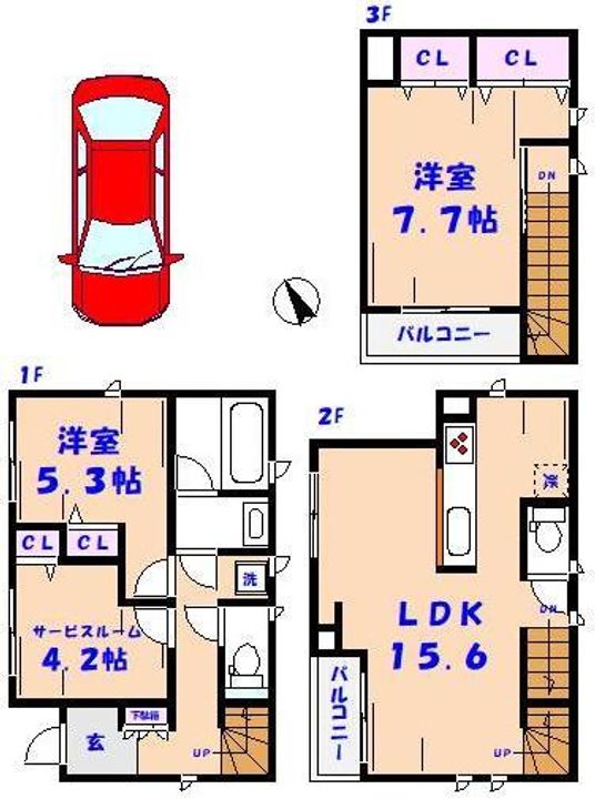 千葉県市川市大和田3(一戸建)の賃貸物件の間取り