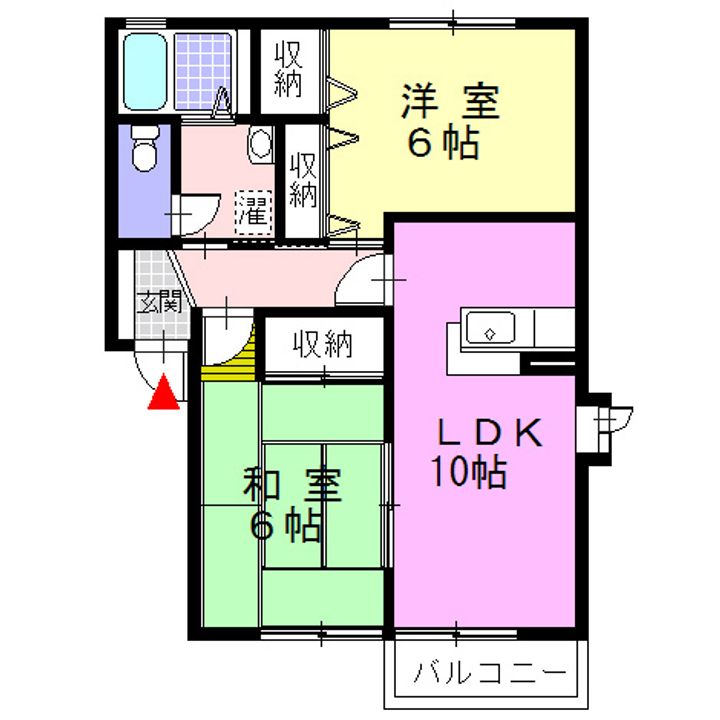 フレグランスの間取り