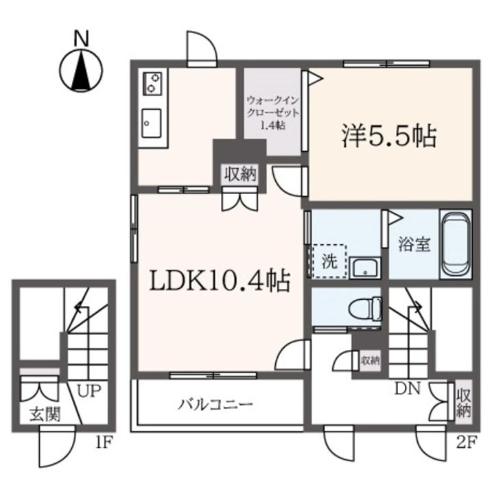 ブラン・ポルテの間取り