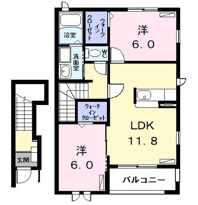 グラースの間取り