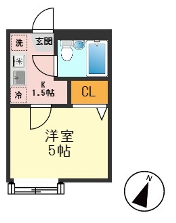 東京都江戸川区西篠崎1(アパート)の賃貸物件の間取り