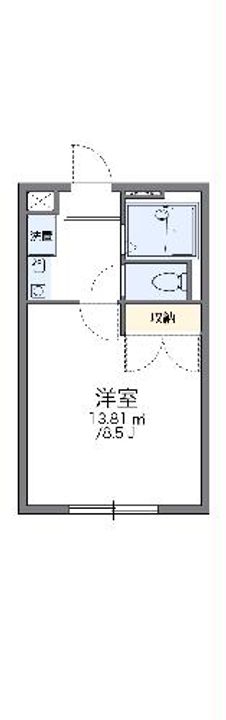 レオパレスSunFlowerの間取り